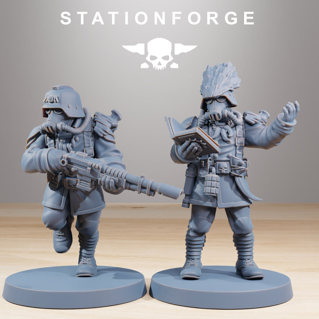 GrimGuard Xenarid Hunters von StationForge/ Wargame Miniatures/10 Figuren +Bases