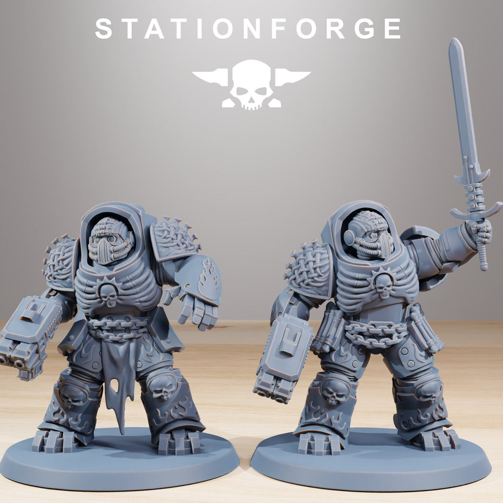 Socratis Doom Reaper Vanguards von StationForge/ Wargame Miniatures/10 Figuren +Bases