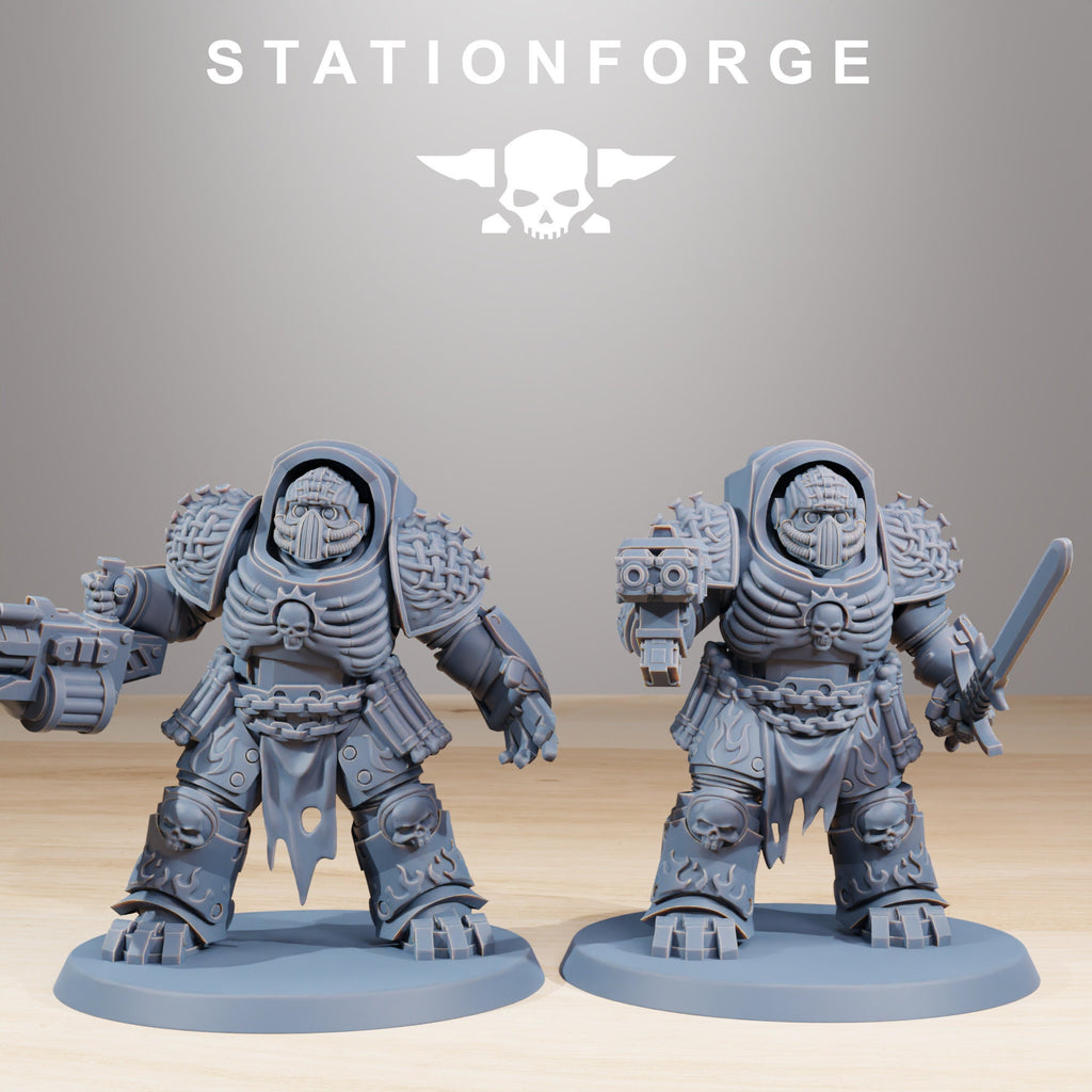 Socratis Doom Reaper Vanguards von StationForge/ Wargame Miniatures/10 Figuren +Bases