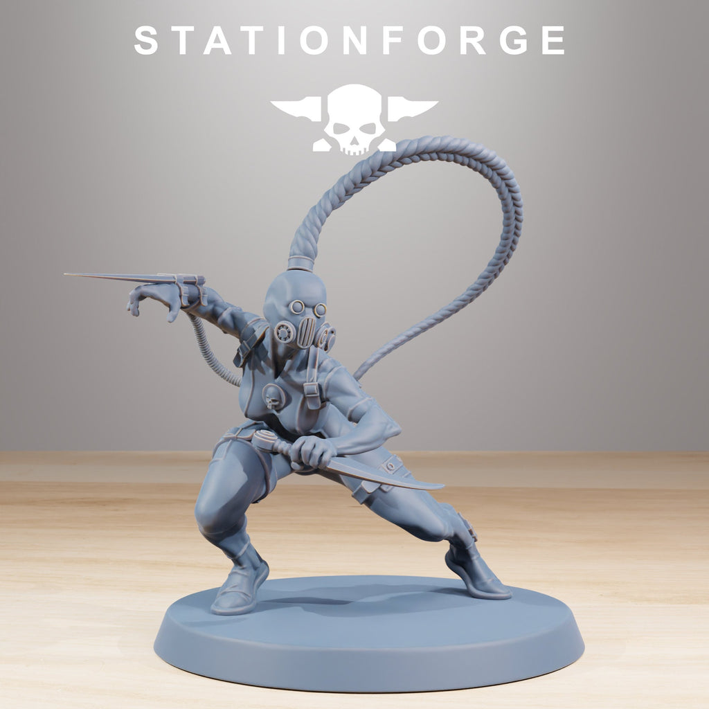 GrimCorp Bounty Hunters von StationForge/ Wargame Miniatures/10 Figuren +Bases