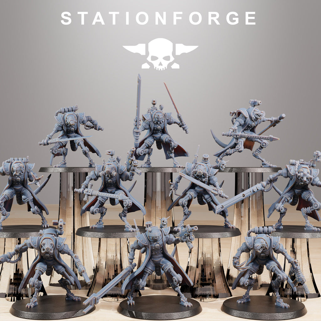 Raticus Curdsters von StationForge/ Wargame Miniatures/ 10Figuren +Bases