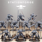 Raticus Curdsters von StationForge/ Wargame Miniatures/ 10Figuren +Bases