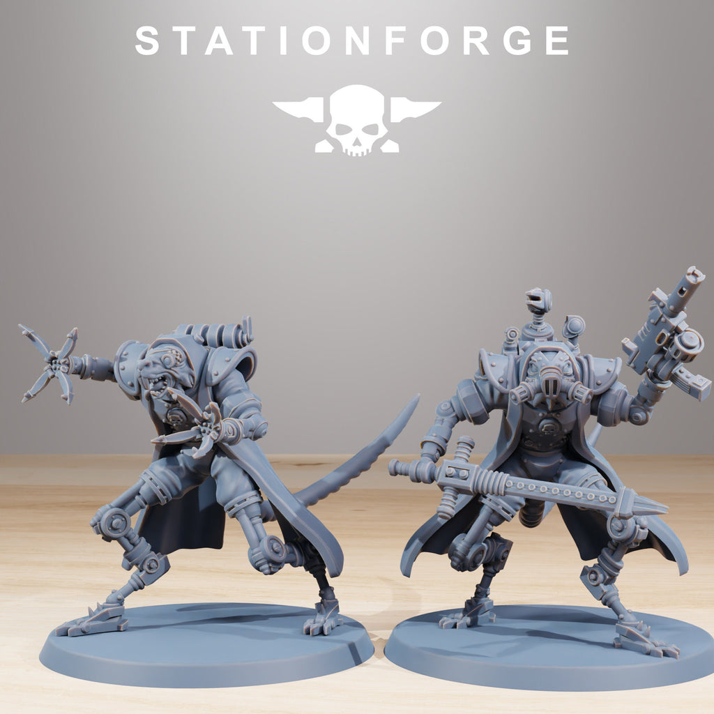 Raticus Curdsters von StationForge/ Wargame Miniatures/ 10Figuren +Bases