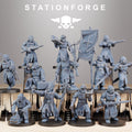 Royal Guard Templar von StationForge/ Wargame Miniatures/12 Figuren +Bases