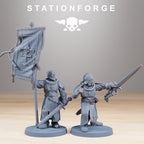Royal Guard Templar von StationForge/ Wargame Miniatures/12 Figuren +Bases