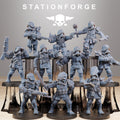 GrimGuard Xenarid Hunters von StationForge/ Wargame Miniatures/10 Figuren +Bases