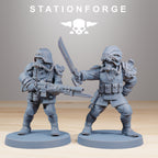 GrimGuard Xenarid Hunters von StationForge/ Wargame Miniatures/10 Figuren +Bases