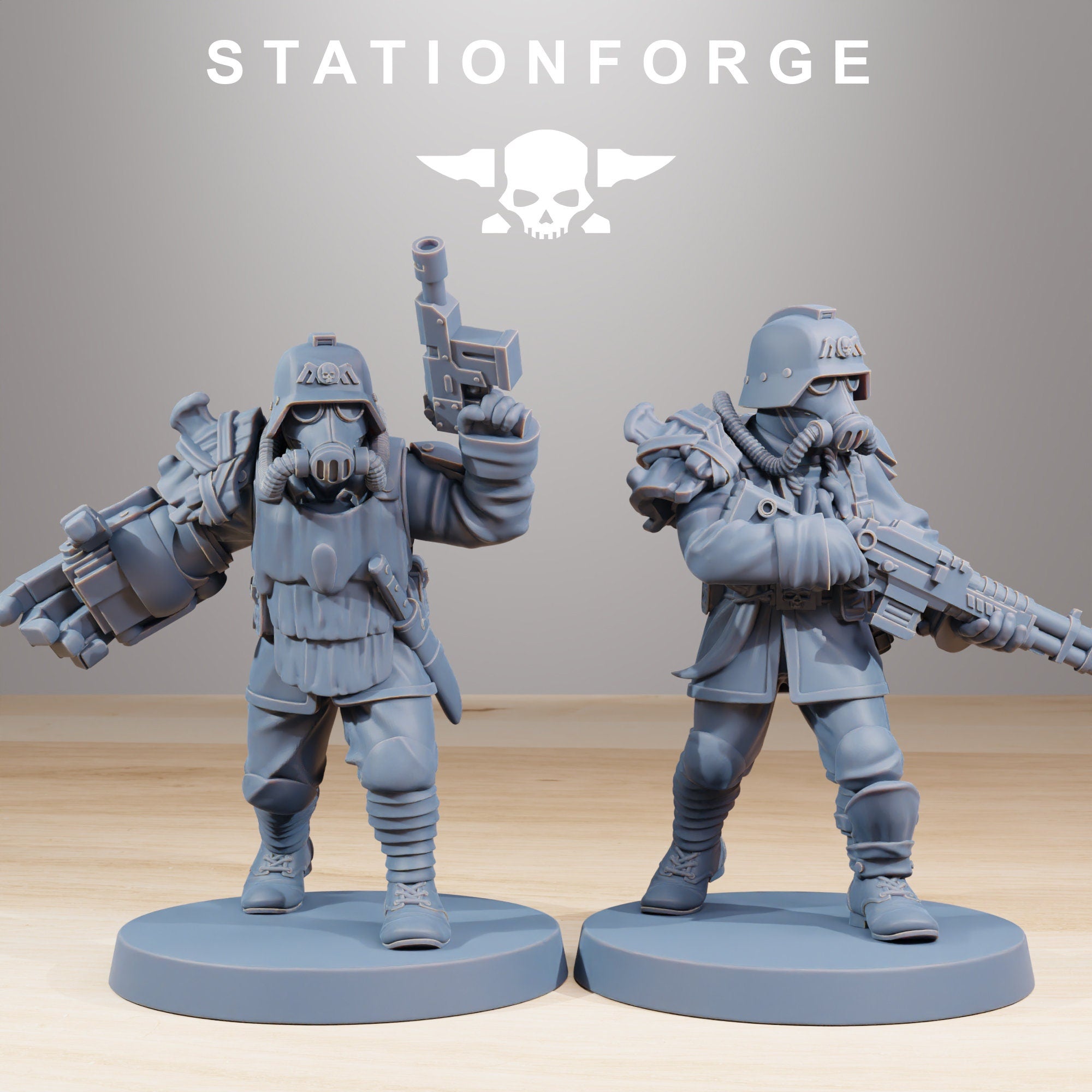 GrimGuard Xenarid Hunters von StationForge/ Wargame Miniatures/10 Figuren +Bases