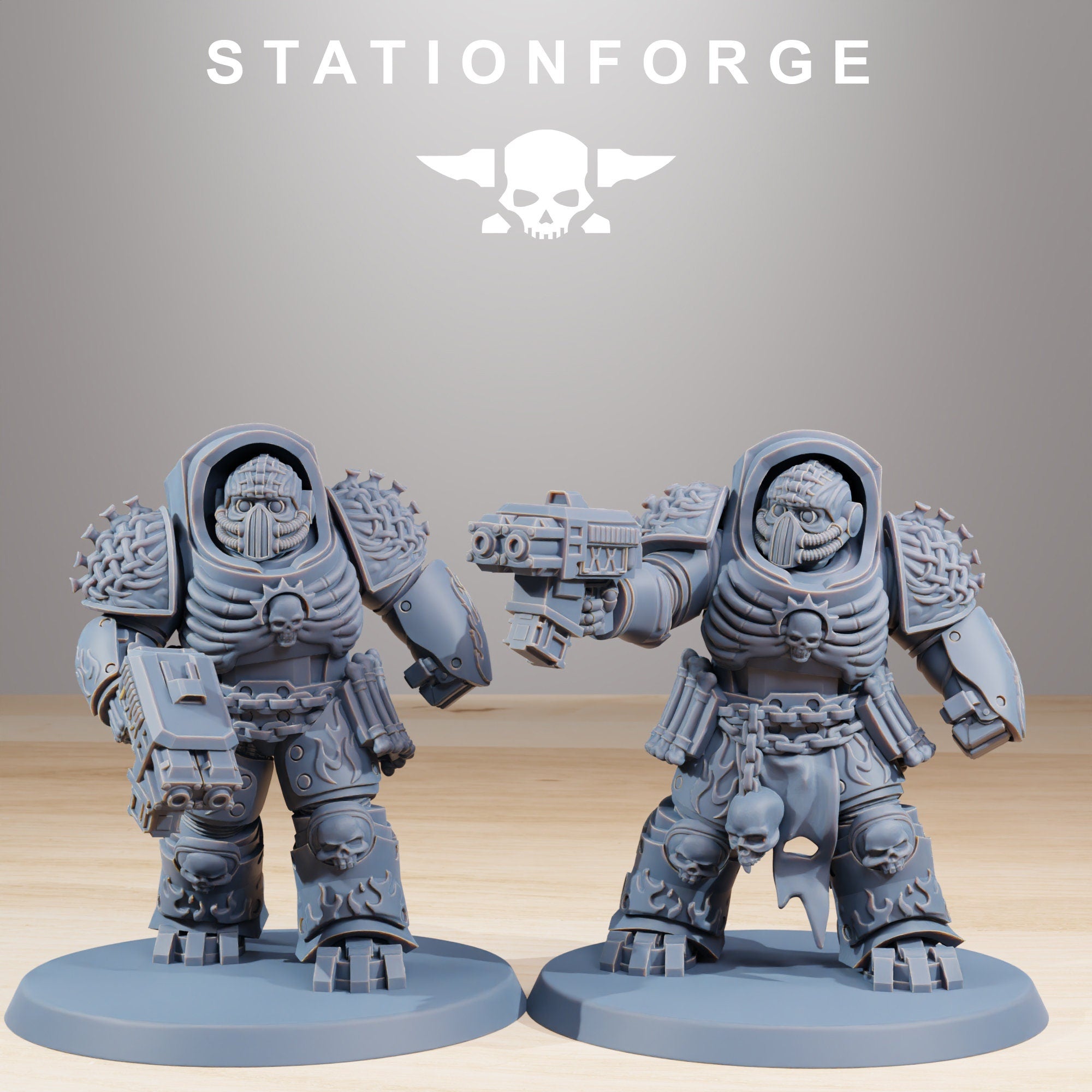 Socratis Doom Reaper Vanguards von StationForge/ Wargame Miniatures/10 Figuren +Bases