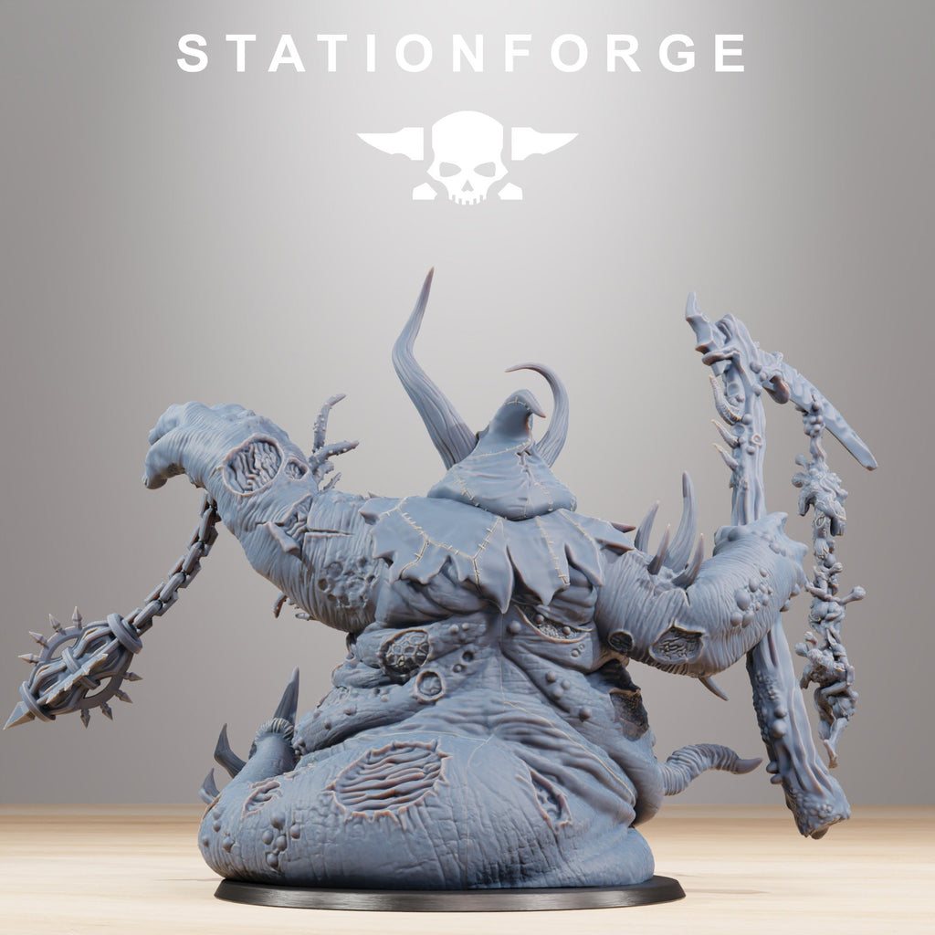 Corrupted Guard Sporeus from StationForge/Wargame Miniature +Gratis Base