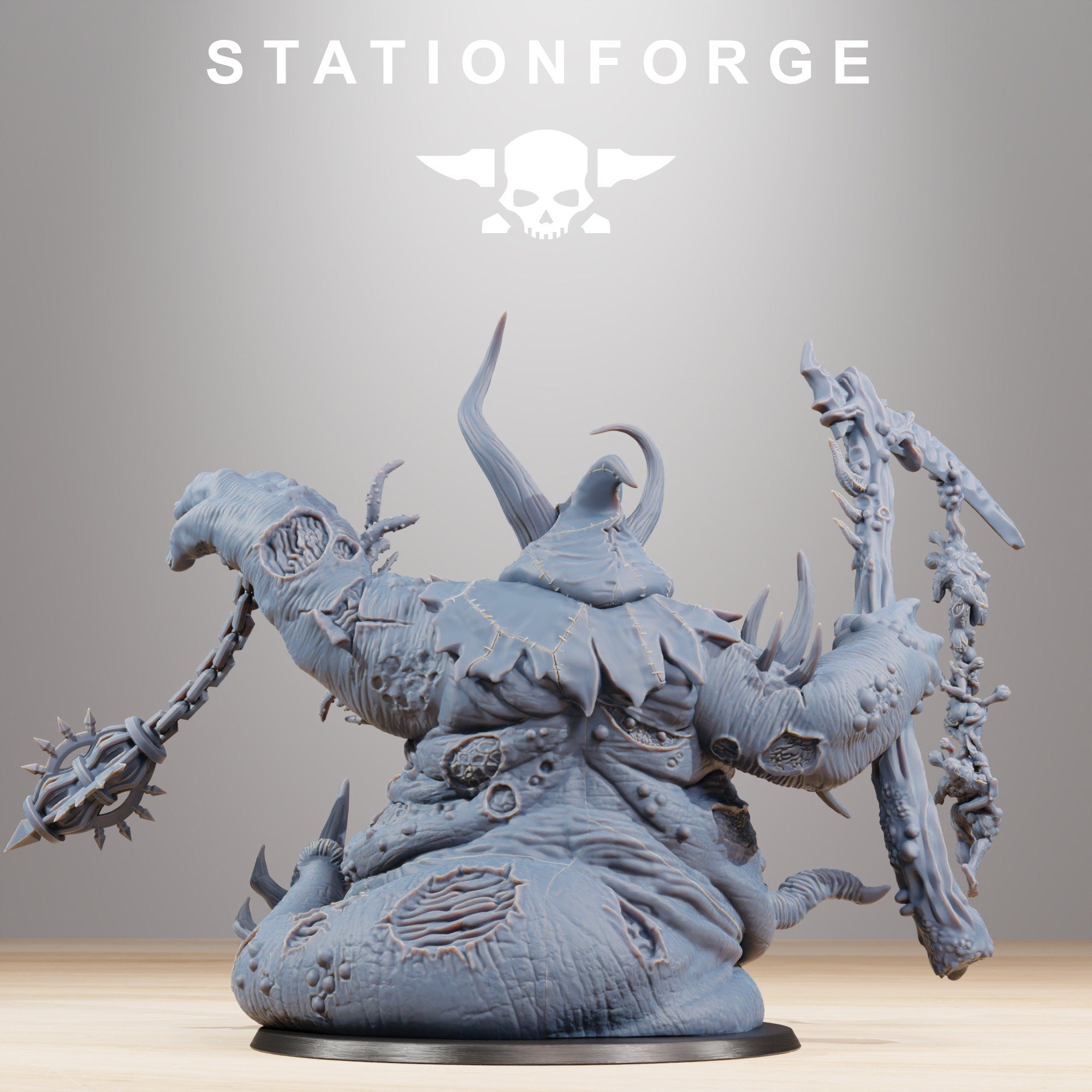 Corrupted Guard Sporeus from StationForge/Wargame Miniature +Gratis Base