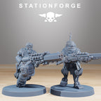 Scavenger Halflings from StationForge/10 Miniatures +Gratis Bases