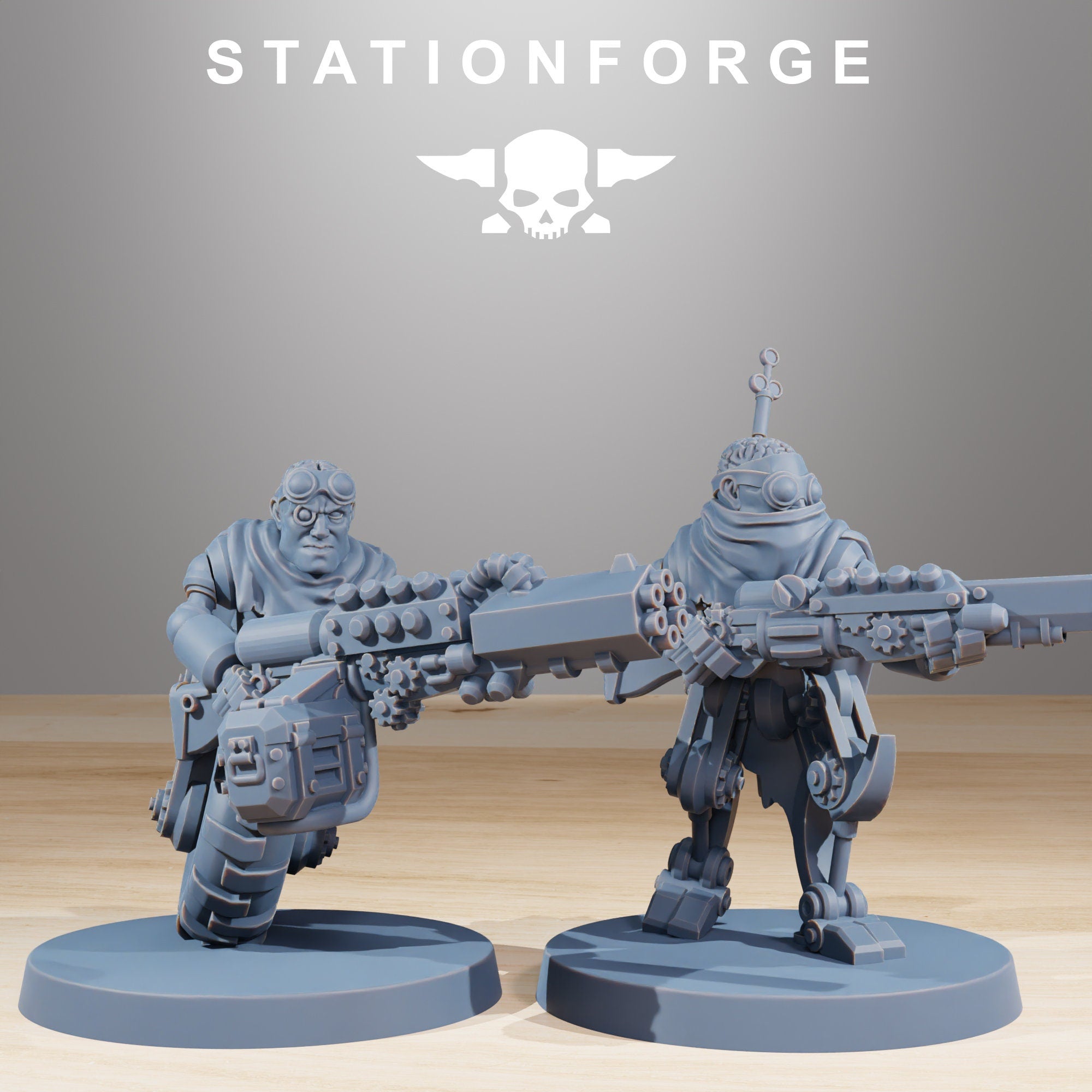 Scavenger Halflings from StationForge/10 Miniatures +Gratis Bases