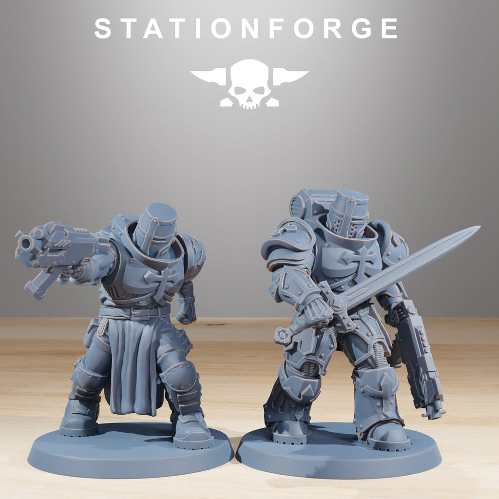 Socratis Zealots from StationForge/10 Miniatures +Gratis Bases