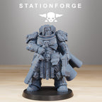 Socratis Guardmen+ Commander from StationForge/10 Miniatures +Gratis Bases