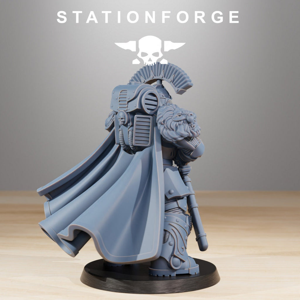 Socratis Guardmen+ Commander from StationForge/10 Miniatures +Gratis Bases