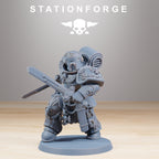Socratis Guardmen+ Commander from StationForge/10 Miniatures +Gratis Bases