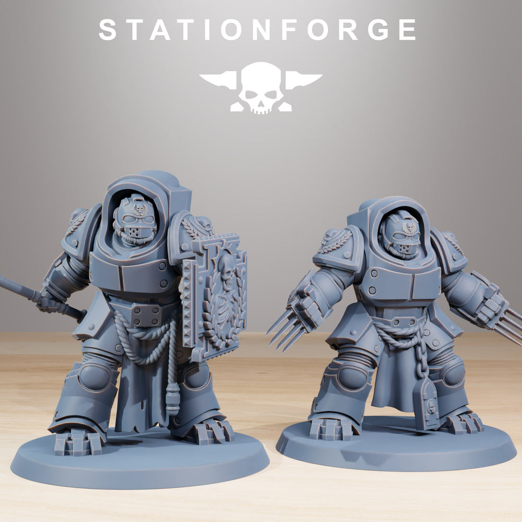 Socratis Melee Unit from StationForge/10 Miniatures +Gratis Bases