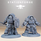 Socratis Melee Unit from StationForge/10 Miniatures +Gratis Bases