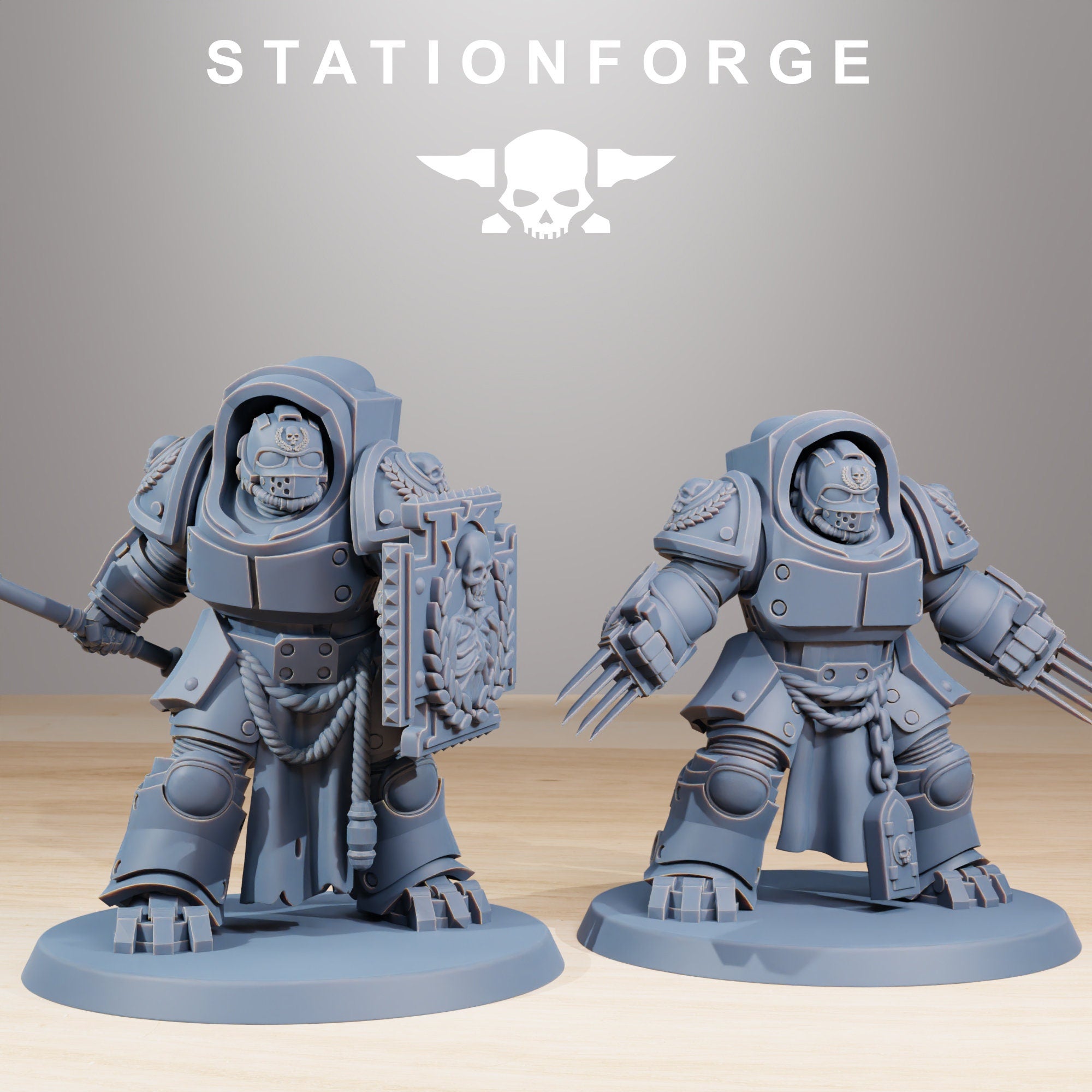 Socratis Melee Unit from StationForge/10 Miniatures +Gratis Bases