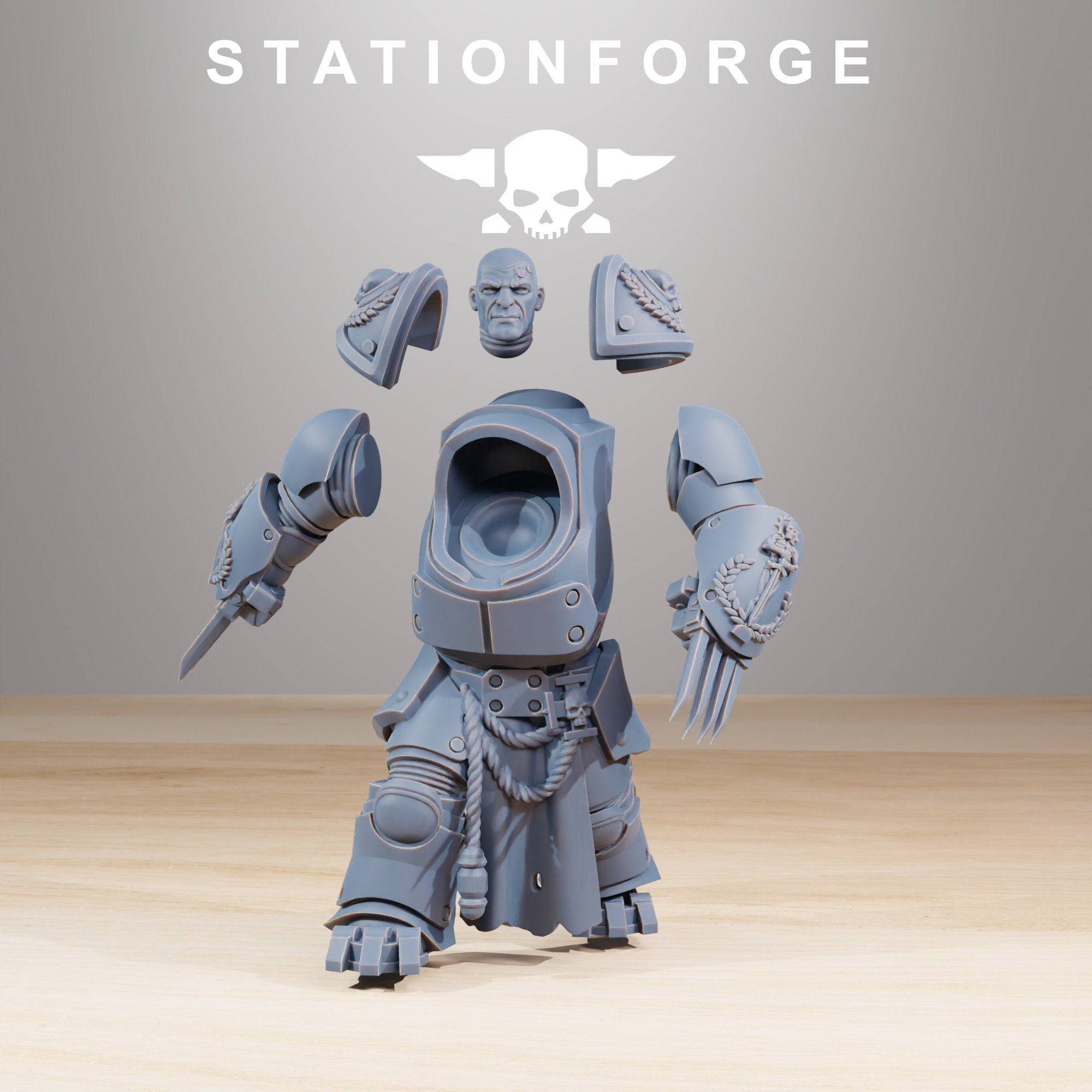 Socratis Melee Unit from StationForge/10 Miniatures +Gratis Bases