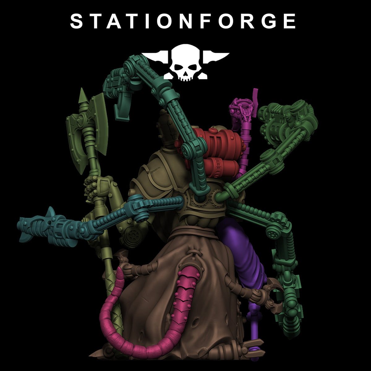 Raticus Techer from StationForge/Wargame Miniature+ Gratis Base