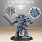 Socratis Archon (2 Poses+ Heads) from StationForge/Wargame Miniature+ Gratis Base