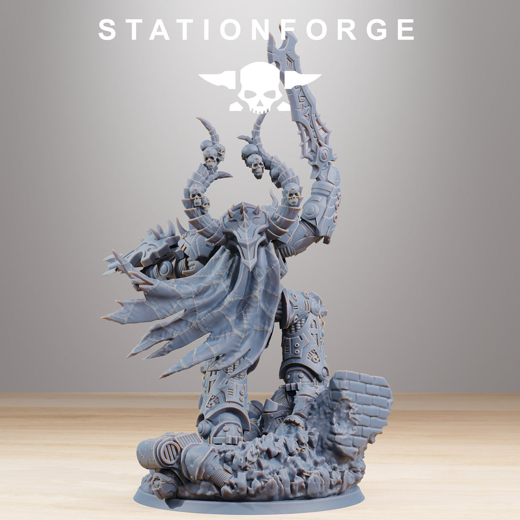 Corrupted Archon from StationForge/ Wargame Miniature +Gratis Base