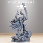 Corrupted Archon from StationForge/ Wargame Miniature +Gratis Base