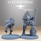 Scavenger Halflings from StationForge/10 Miniatures +Gratis Bases