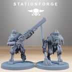 Scavenger Halflings from StationForge/10 Miniatures +Gratis Bases