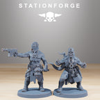 CorruptedGuard Sectarians from StationForge/10 Miniatures +Gratis Bases