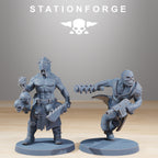 CorruptedGuard Sectarians from StationForge/10 Miniatures +Gratis Bases