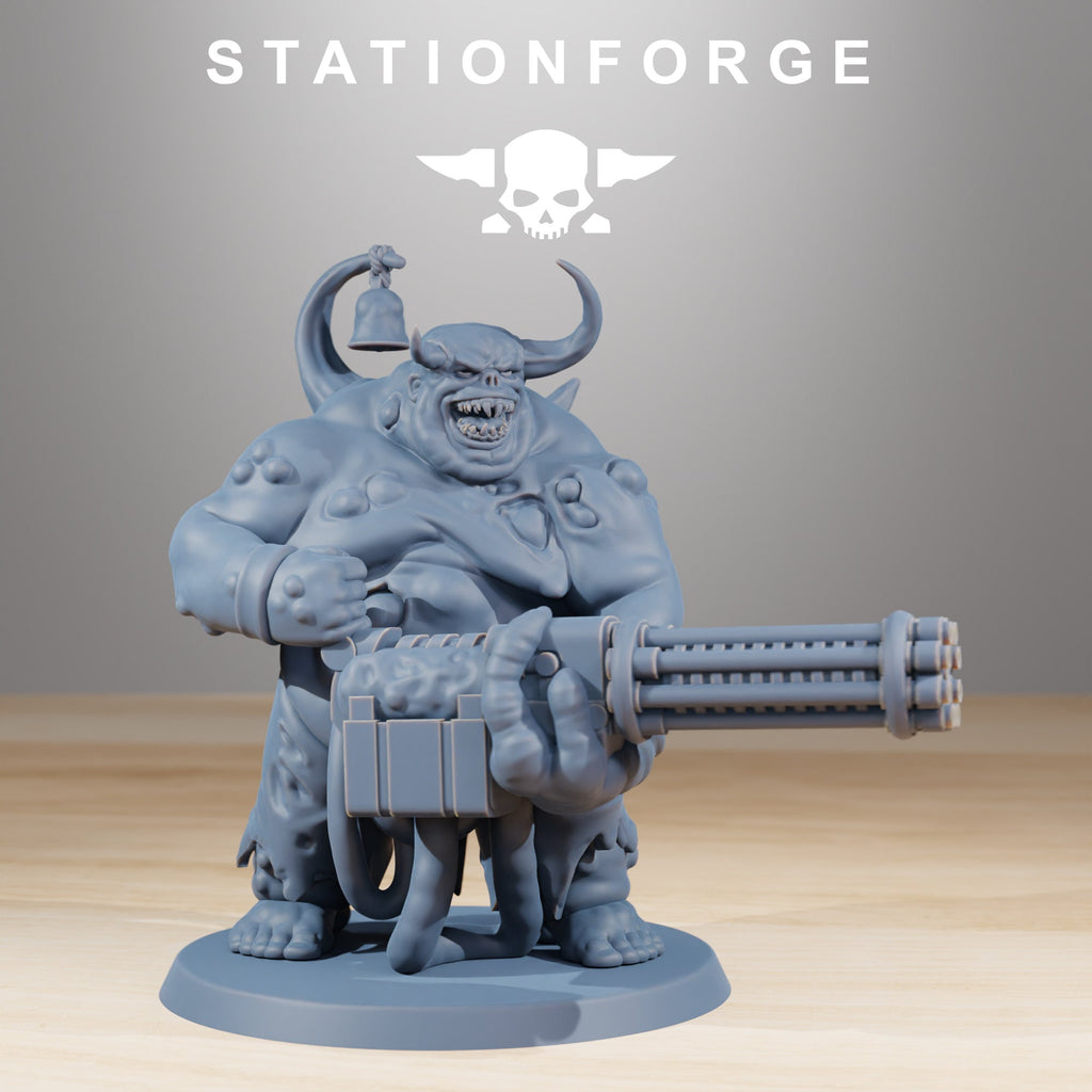 Corrupted Guard Walkers from StationForge/11 Miniatures +Gratis Bases