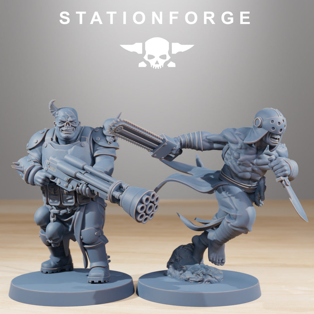 CorruptedGuard Nomads from StationForge/10 Miniatures +Gratis Bases