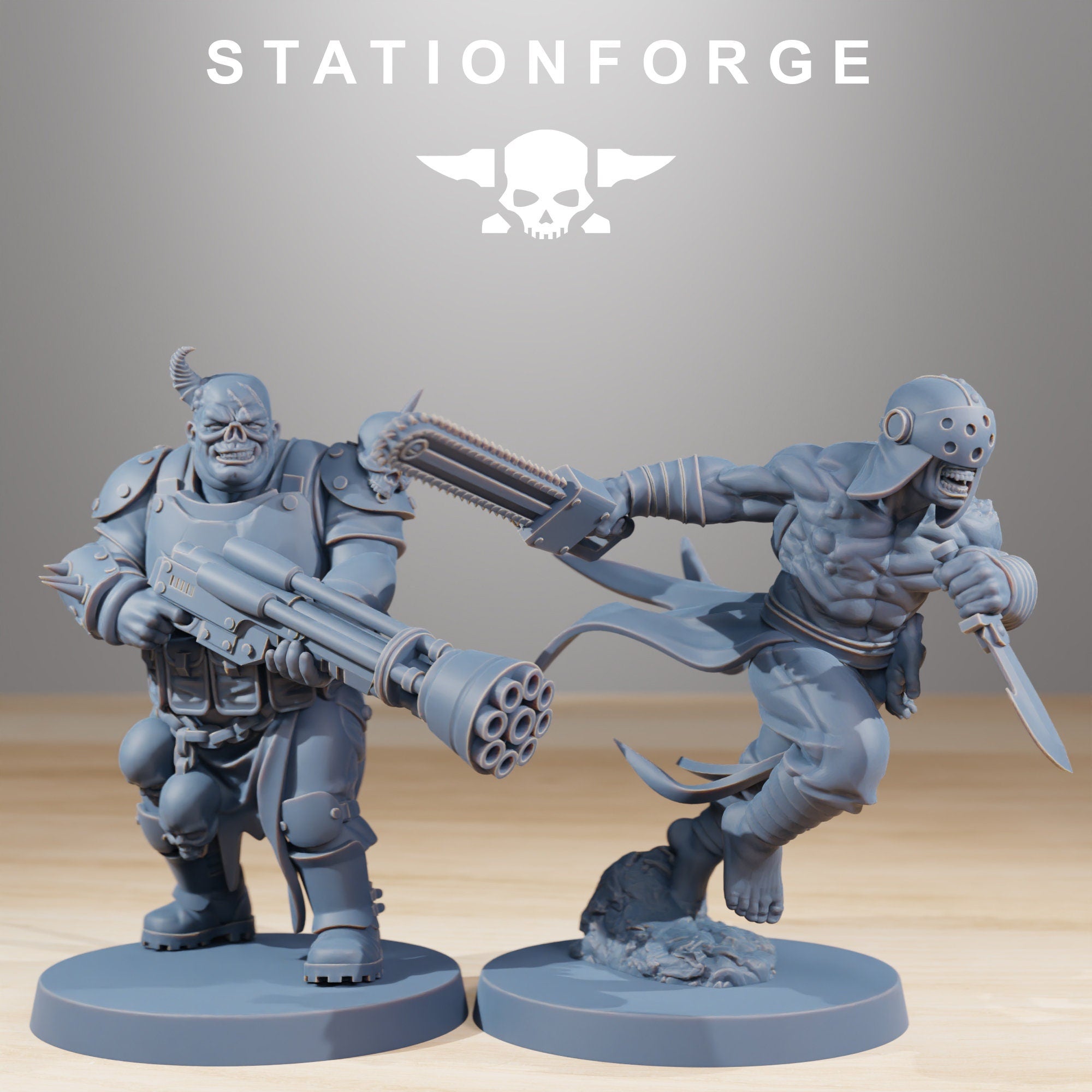 CorruptedGuard Nomads from StationForge/10 Miniatures +Gratis Bases