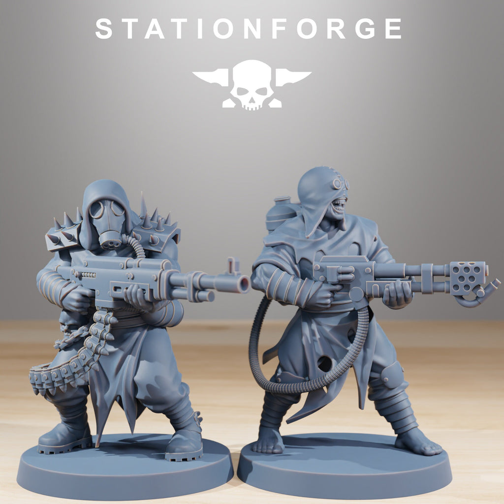 CorruptedGuard Nomads from StationForge/10 Miniatures +Gratis Bases