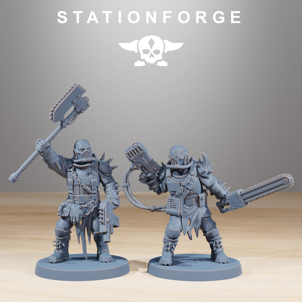 CorruptedGuard The Forsaken from StationForge/13 Miniatures +Gratis Bases