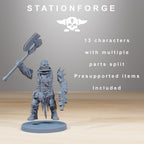 CorruptedGuard The Forsaken from StationForge/13 Miniatures +Gratis Bases