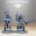 CorruptedGuards from StationForge/13 Miniatures +Gratis Bases