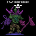 Orkaz Troll Boss from StationForge/Wargame Miniature+ Gratis Base