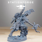 Corrupted Beast Leader from StationForge/Wargame Miniature+ Gratis Base
