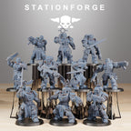 Socratis Zealots from StationForge/10 Miniatures +Gratis Bases