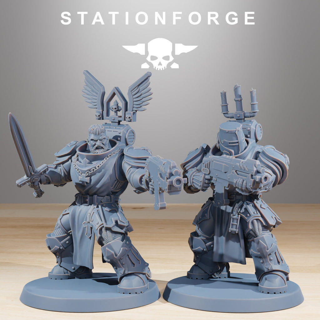 Socratis Zealots from StationForge/10 Miniatures +Gratis Bases