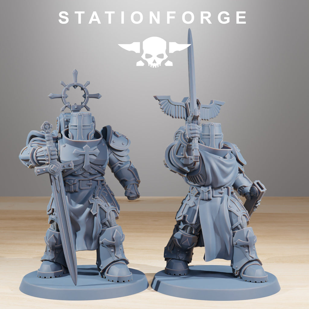 Socratis Zealots from StationForge/10 Miniatures +Gratis Bases