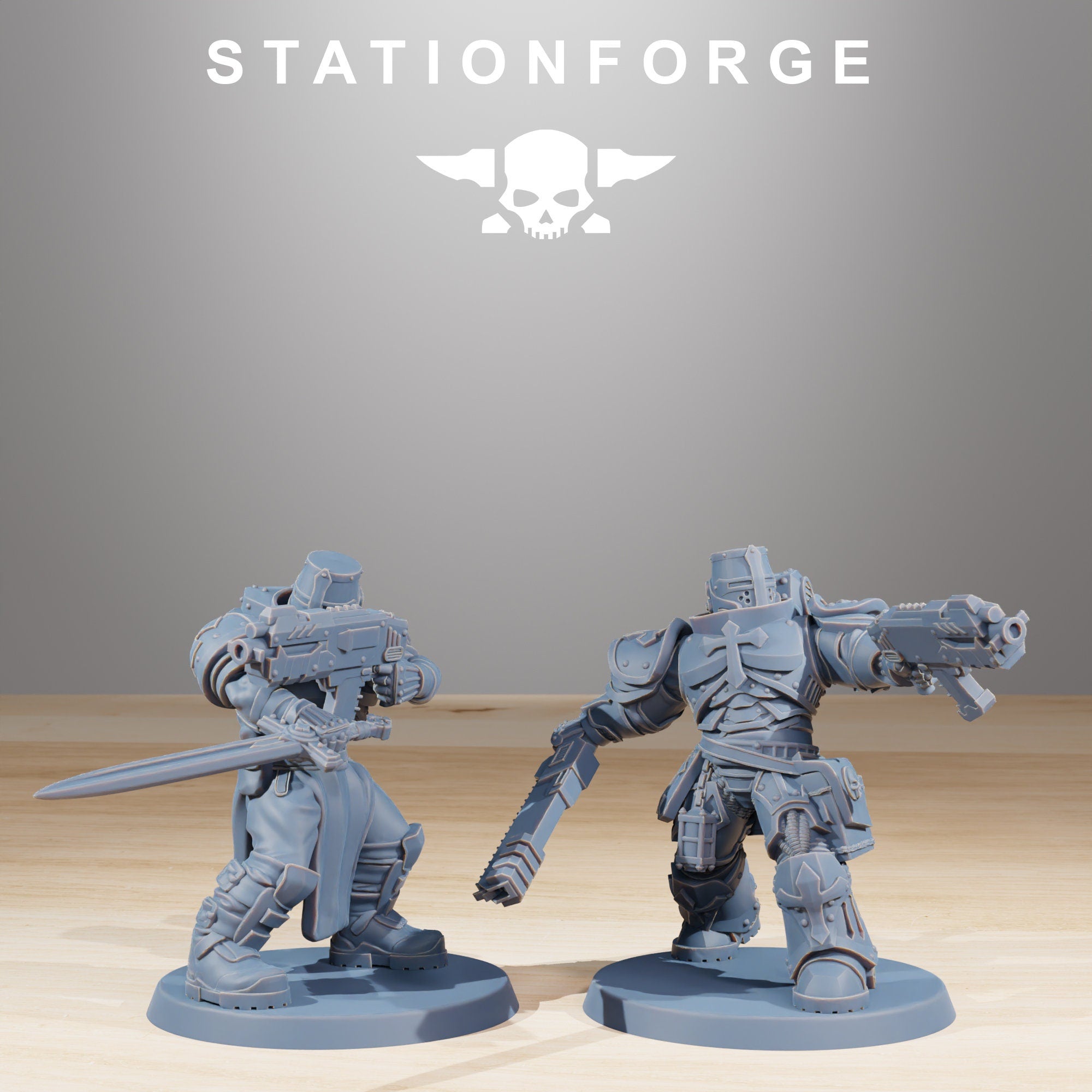 Socratis Zealots from StationForge/10 Miniatures +Gratis Bases