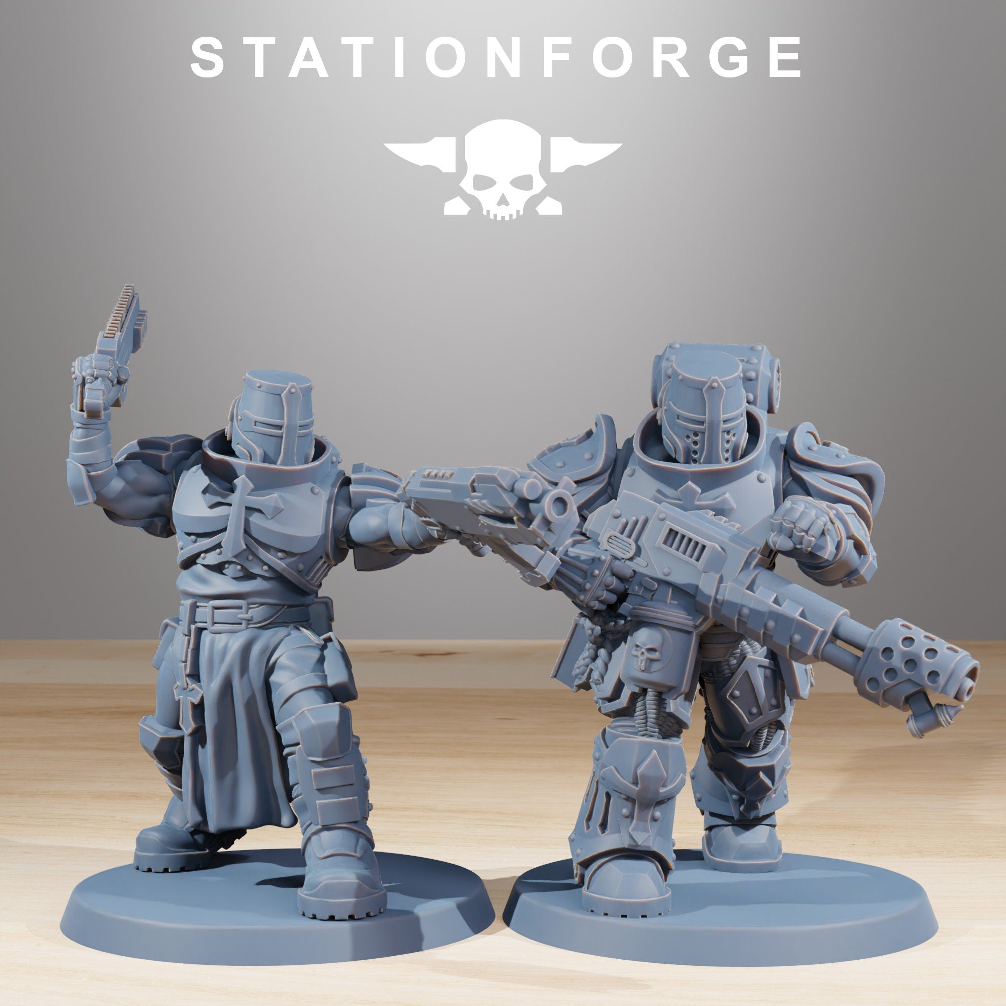 Socratis Zealots from StationForge/10 Miniatures +Gratis Bases