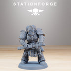 Socratis Guardmen+ Commander from StationForge/10 Miniatures +Gratis Bases