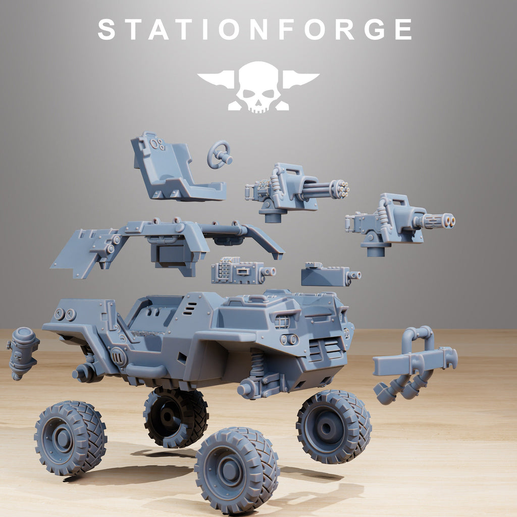 Socratis Stormrider from StationForge/Wargame Miniature +Gratis Base