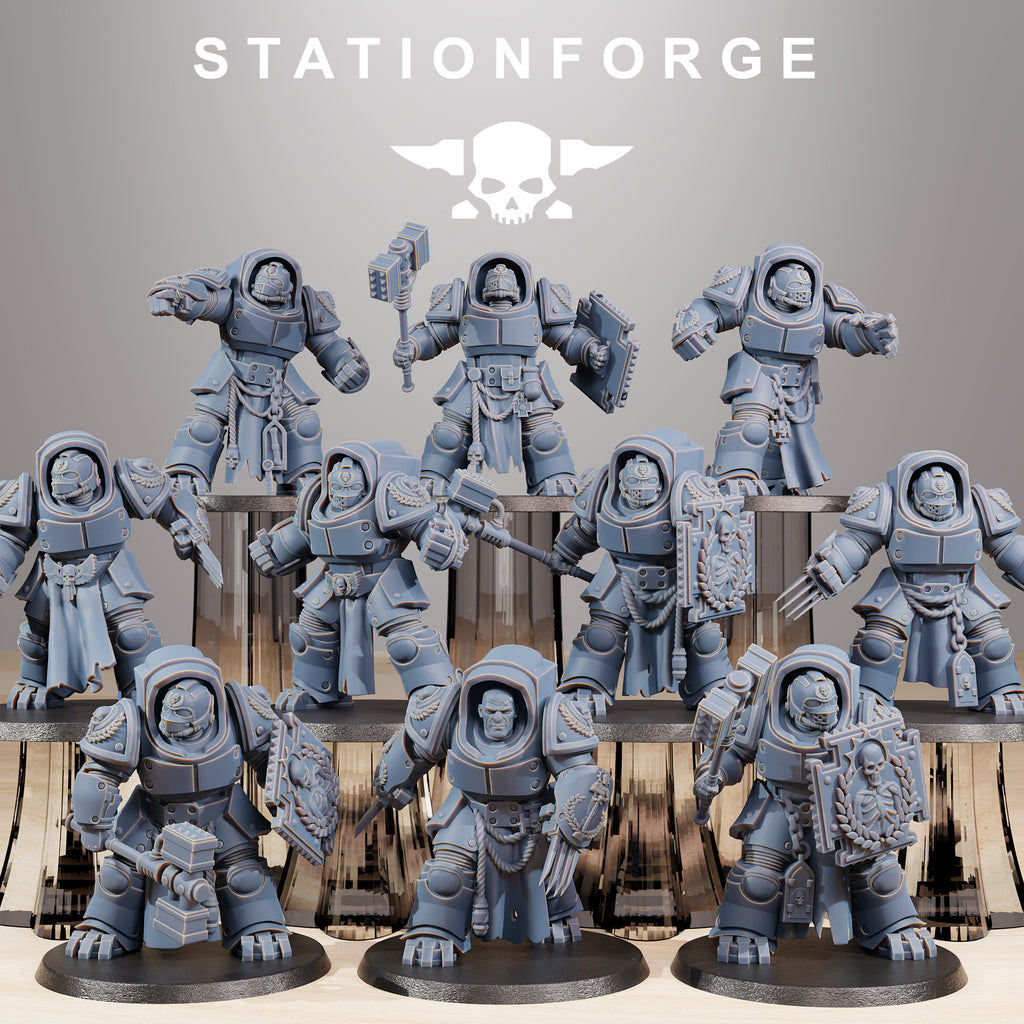 Socratis Melee Unit from StationForge/10 Miniatures +Gratis Bases